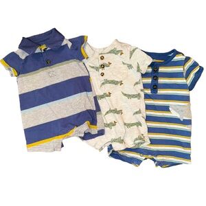 Babies Just One You—By Carter’s (Set Of Three) Boys Cotton Onesies. Size Newborn